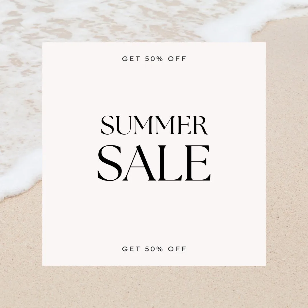 Summer Sale social media post template