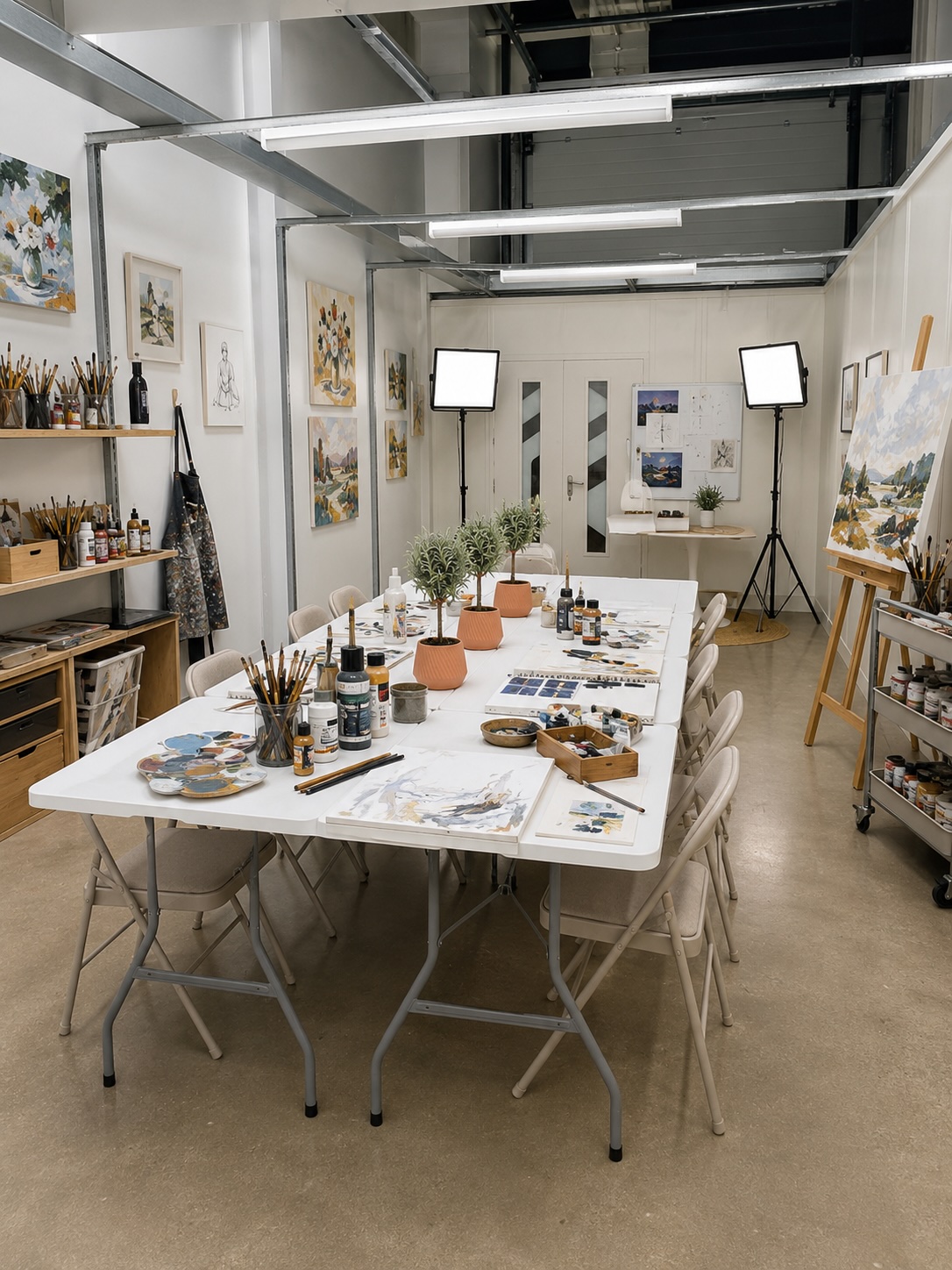 Art studio at Native Space